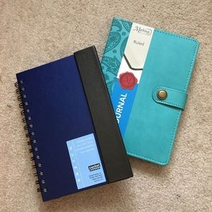 Bundle of 2 Blue Notebooks